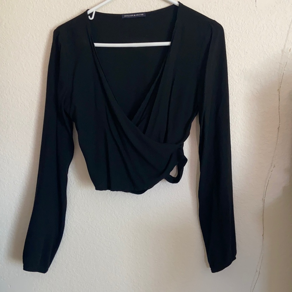 Black Brandy Melville long sleeve shirt